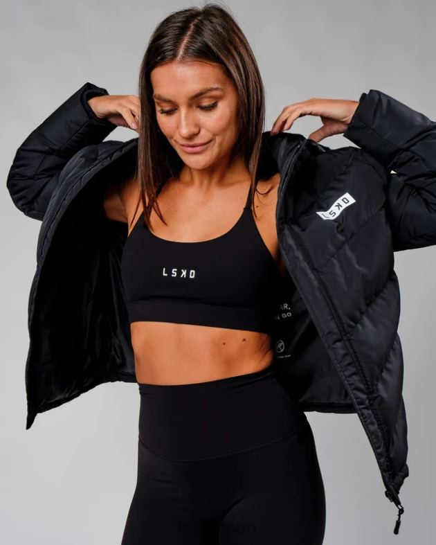 ロースト パファー ジャケット 23 - ブラック LSKD 女性 衣服 082HP469