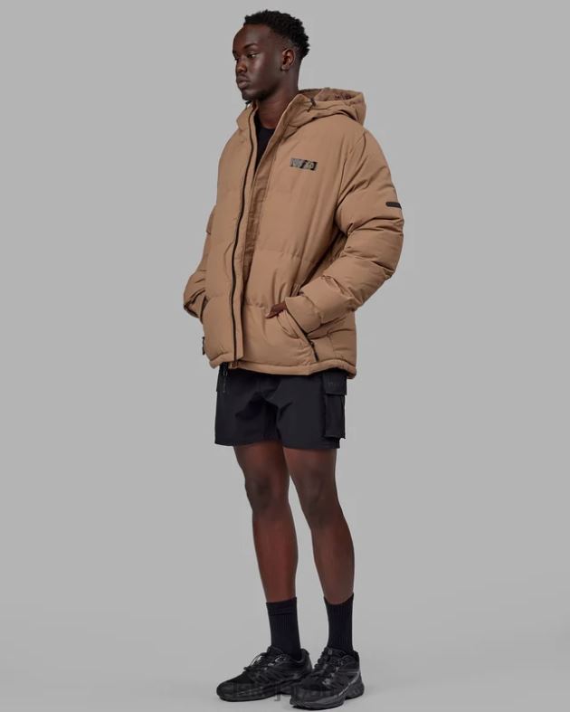 ロースト パファー ジャケット オーバーサイズ 23 - ロー アンバー LSKD ユニセックス 衣服 082HP486