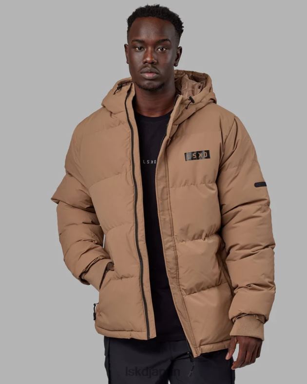 ロースト パファー ジャケット オーバーサイズ 23 - ロー アンバー LSKD ユニセックス 衣服 082HP486