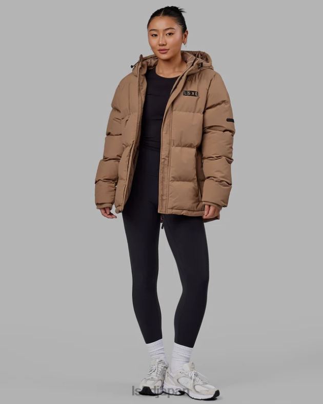 ロースト パファー ジャケット オーバーサイズ 23 - ロー アンバー LSKD ユニセックス 衣服 082HP486