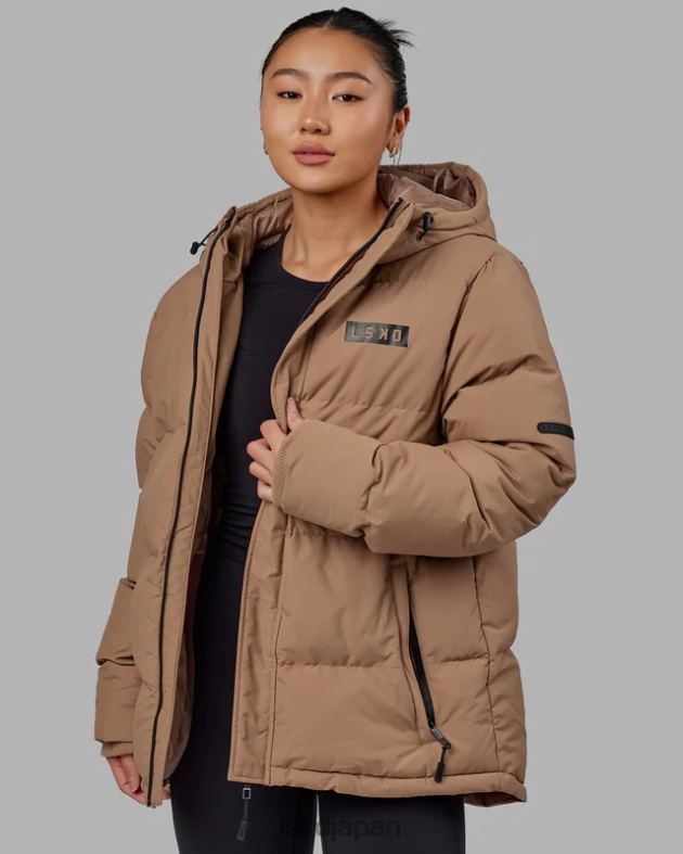 ロースト パファー ジャケット オーバーサイズ 23 - ロー アンバー LSKD ユニセックス 衣服 082HP486