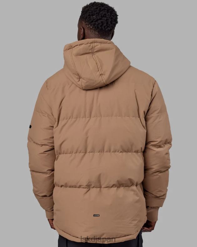 ロースト パファー ジャケット オーバーサイズ 23 - ロー アンバー LSKD ユニセックス 衣服 082HP486