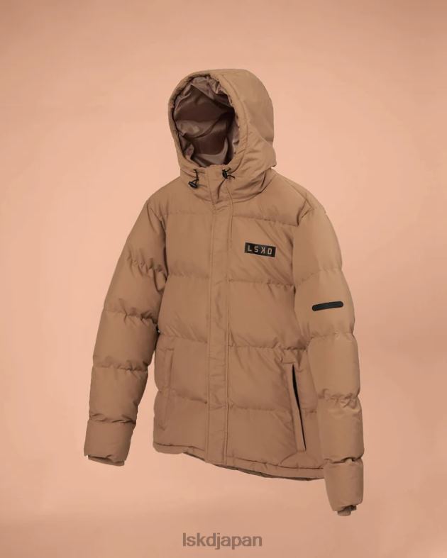 ロースト パファー ジャケット オーバーサイズ 23 - ロー アンバー LSKD ユニセックス 衣服 082HP486