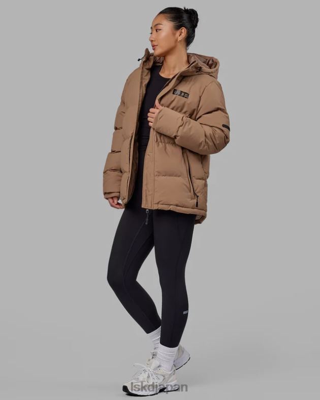 ロースト パファー ジャケット オーバーサイズ 23 - ロー アンバー LSKD ユニセックス 衣服 082HP486