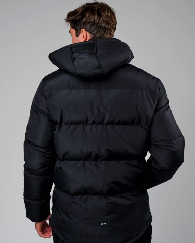 ロースト パファー ジャケット オーバーサイズ 23 - ブラック LSKD ユニセックス 衣服 082HP497