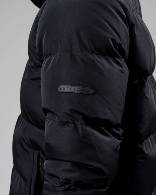 ロースト パファー ジャケット オーバーサイズ 23 - ブラック LSKD ユニセックス 衣服 082HP497