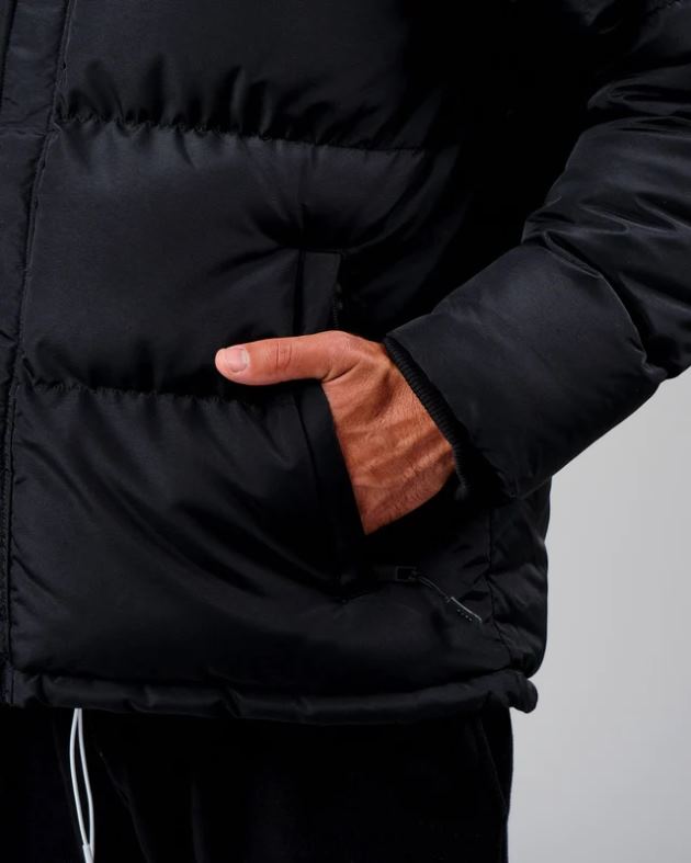 ロースト パファー ジャケット オーバーサイズ 23 - ブラック LSKD ユニセックス 衣服 082HP497