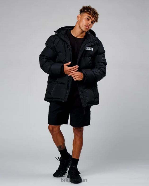 ロースト パファー ジャケット オーバーサイズ 23 - ブラック LSKD ユニセックス 衣服 082HP497