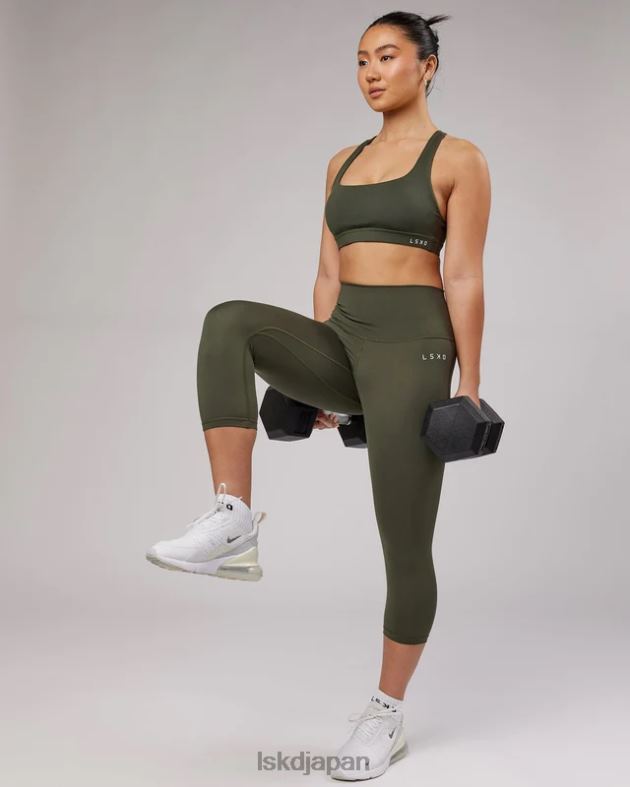 ベース 3/4 レギンス - 森の夜 LSKD 女性 衣服 082HP700