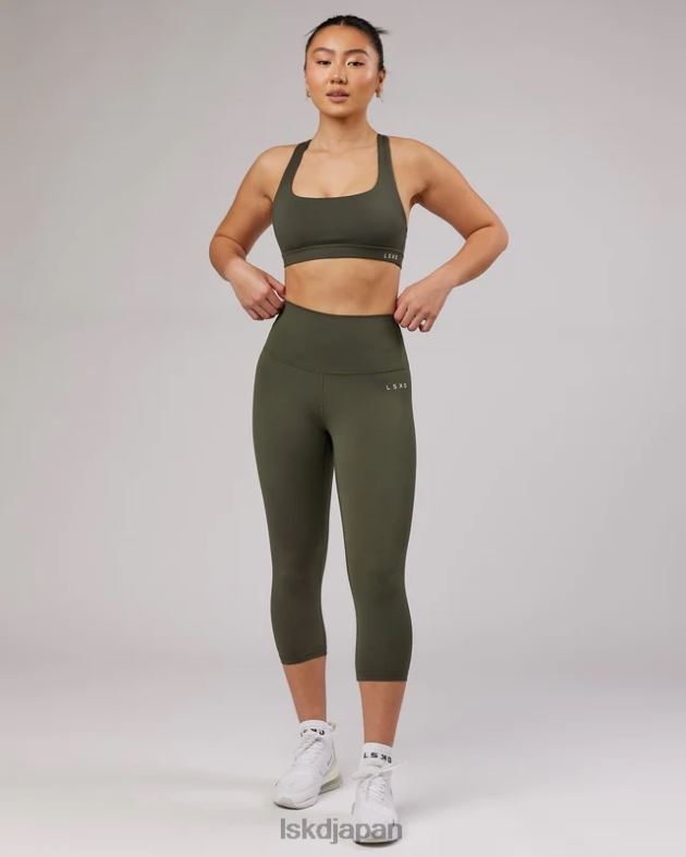 ベース 3/4 レギンス - 森の夜 LSKD 女性 衣服 082HP700