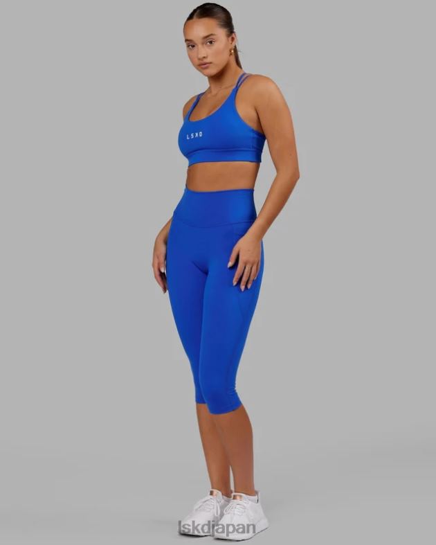 フュージョン 3/4 レギンス - ストロングブルー LSKD 女性 衣服 082HP705