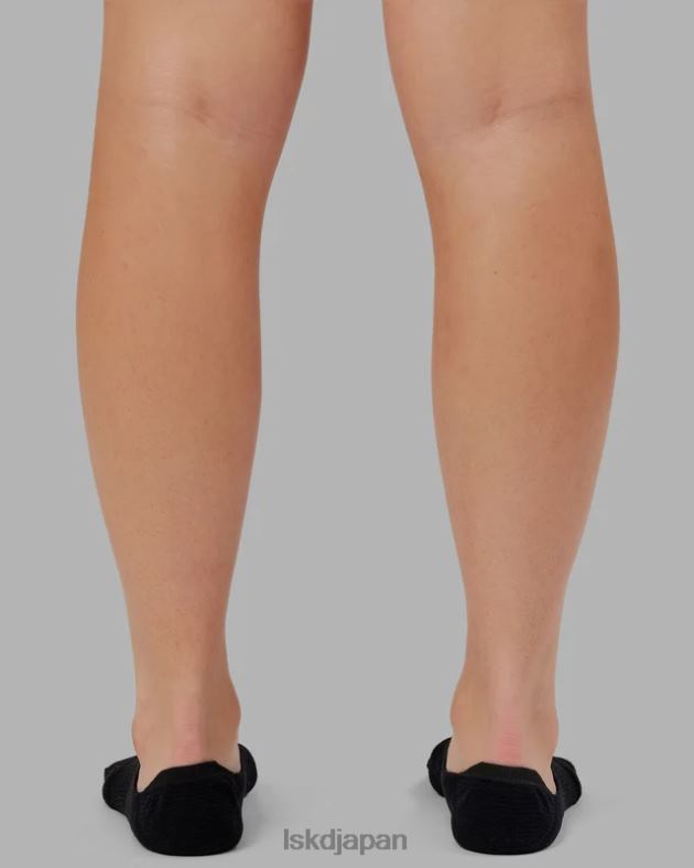 パフォーマンス ノーショー 3 パック ソックス - ブラック LSKD ユニセックス アクセサリー 082HP865