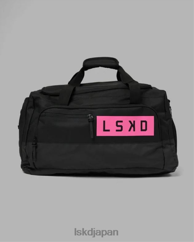 レップ ダッフルバッグ 50L - ブラック - フラミンゴ LSKD ユニセックス アクセサリー 082HP883