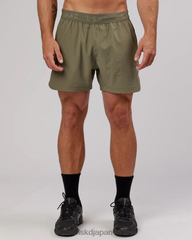 コンペティション 5 インチ パフォーマンス ショート - オリーブ フェード LSKD 男性 衣服 082HP1120