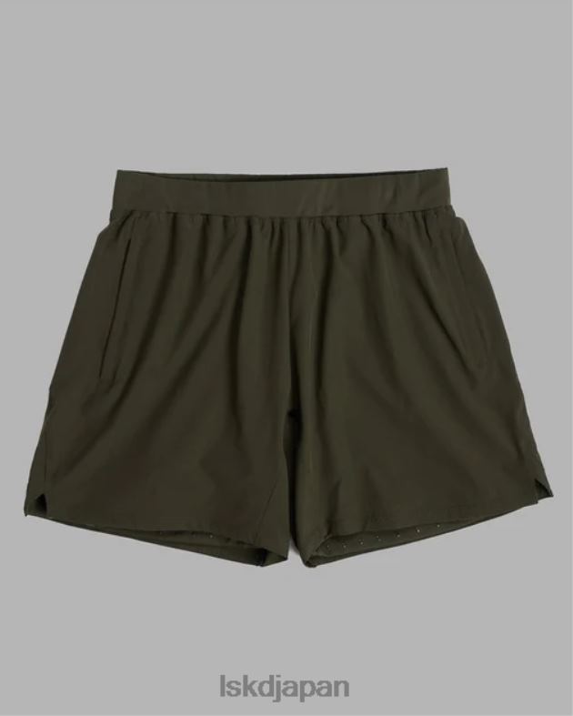 チャレンジャー 6 インチ裏地付きパフォーマンス ショート - 森の夜 LSKD 男性 衣服 082HP1067