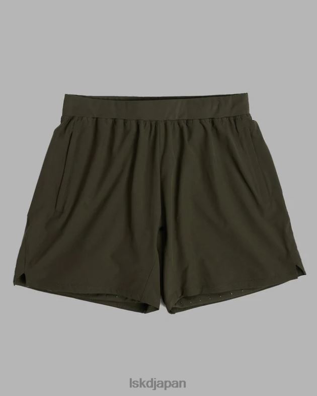 チャレンジャー 6 インチ裏地付きパフォーマンス ショート - 森の夜 LSKD 男性 衣服 082HP1067