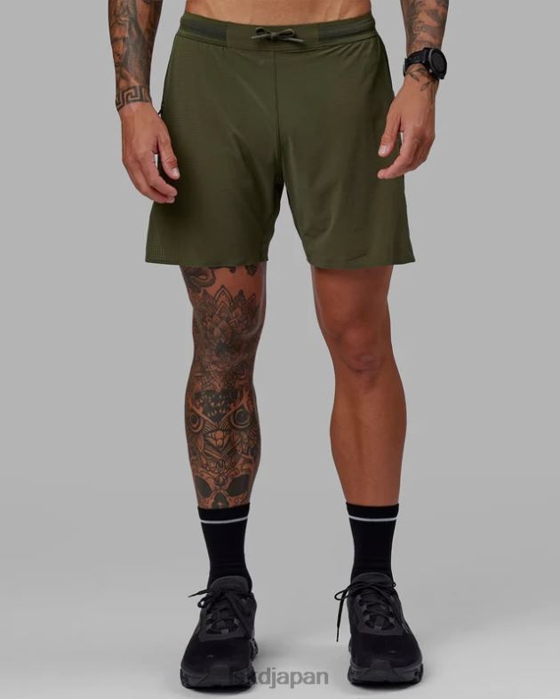 ウルトラエア 6 インチ裏地付きパフォーマンス ショート - 森の夜 LSKD 男性 衣服 082HP1081