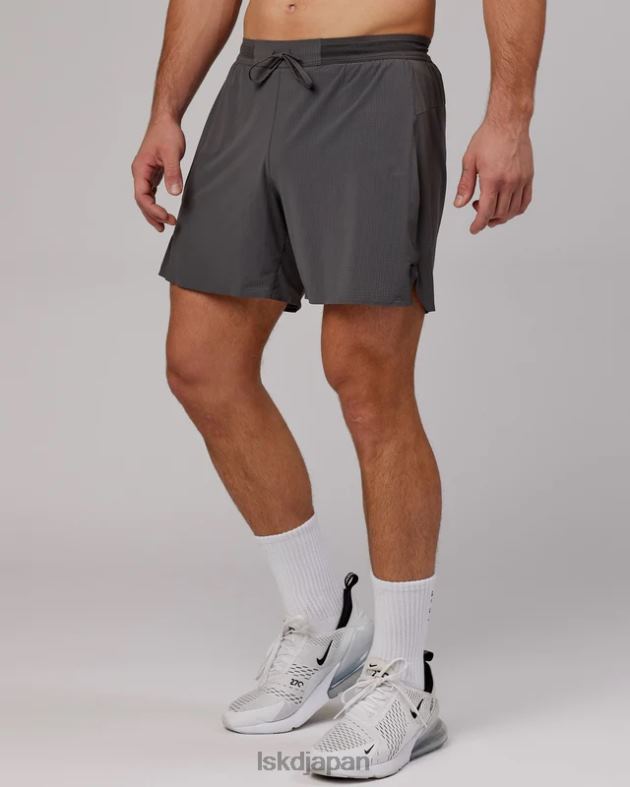 ウルトラエア 6 インチ 裏地付きパフォーマンス ショート - アスファルト LSKD 男性 衣服 082HP1100