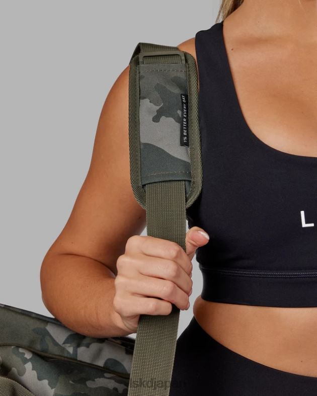 レップ ダッフル バッグ 70L - ダークオリーブ カモフラージュ LSKD ユニセックス アクセサリー 082HP884