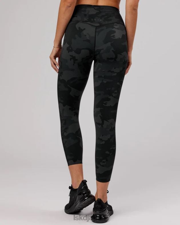 エリクシール 7/8 レギンス - ブラックカモ LSKD 女性 衣服 082HP536