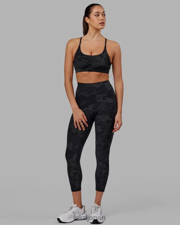 フュージョン 7/8 レギンス - ブラックカモ LSKD 女性 衣服 082HP552