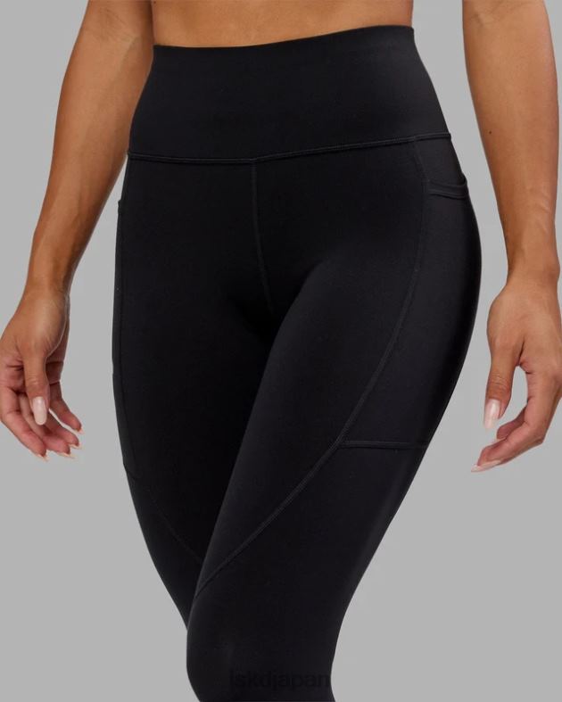 レップ 7/8 レギンス - ブラックハイパーティール LSKD 女性 衣服 082HP554