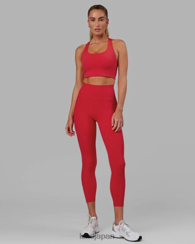 フュージョン 7/8 レギンス - スカーレット LSKD 女性 衣服 082HP631