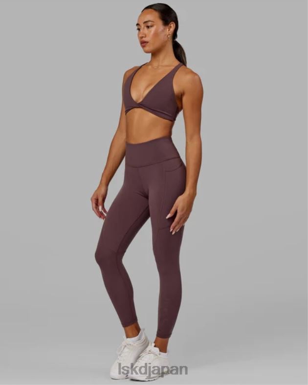 レップ 7/8 レングス タイト - プラム LSKD 女性 衣服 082HP671