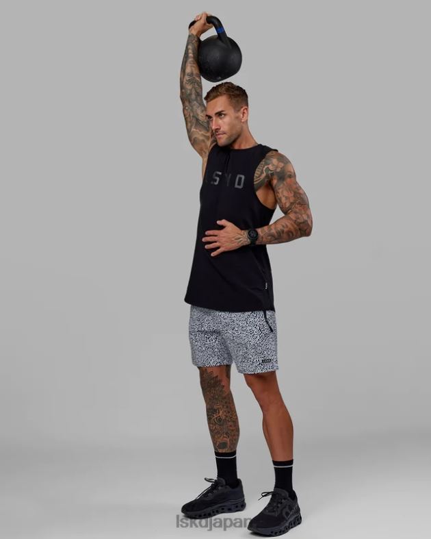 レップ 7 インチ パフォーマンス ショート - スポッティ ホワイト ブラック LSKD 男性 衣服 082HP1061