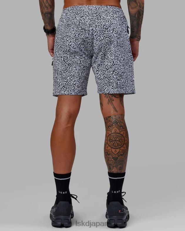 レップ 7 インチ パフォーマンス ショート - スポッティ ホワイト ブラック LSKD 男性 衣服 082HP1061