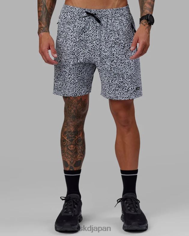 レップ 7 インチ パフォーマンス ショート - スポッティ ホワイト ブラック LSKD 男性 衣服 082HP1061