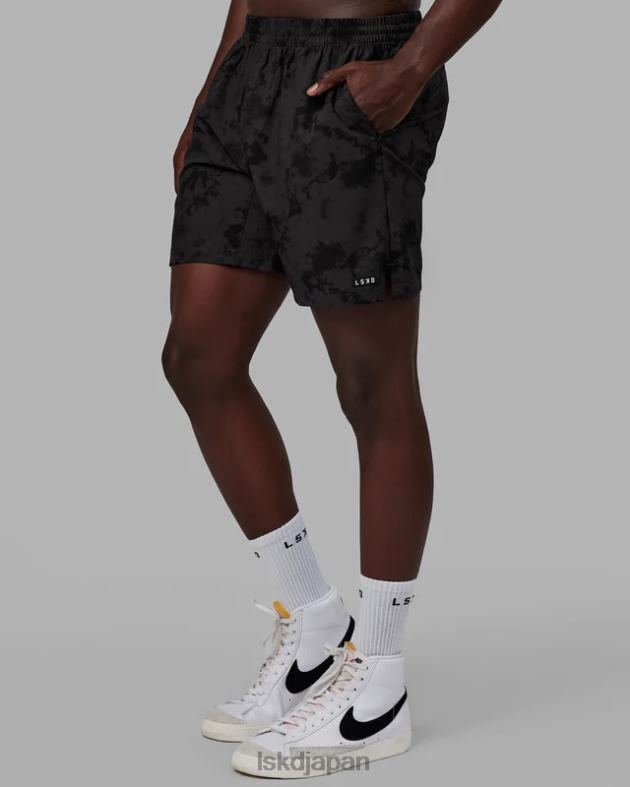 インテンシティ 7 インチ パフォーマンス ショート - ブラック タイダイ LSKD 男性 衣服 082HP1069