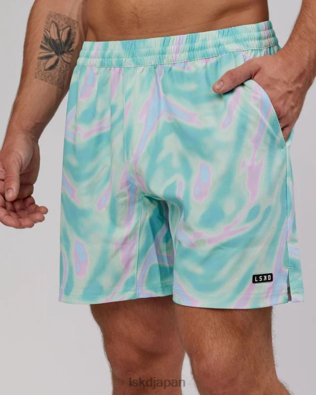 インテンシティ 7 インチ パフォーマンス リップストップ ショート - ユーフォリア ティール LSKD 男性 衣服 082HP1123