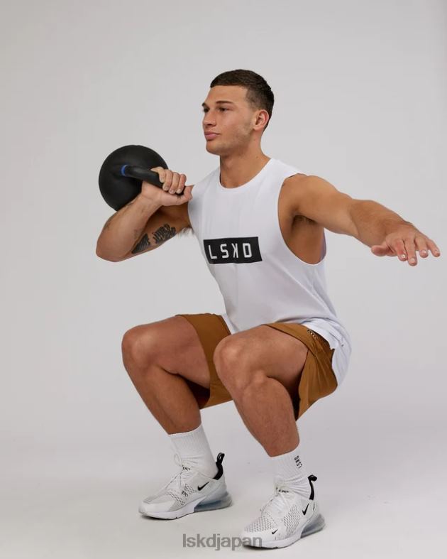 コンペティション 8 インチ パフォーマンス ショート - キャメル LSKD 男性 衣服 082HP1087