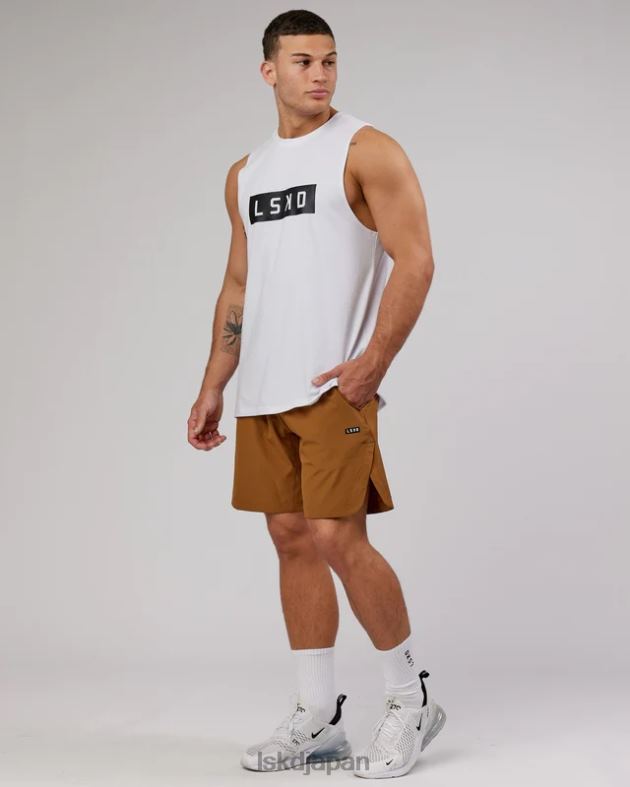コンペティション 8 インチ パフォーマンス ショート - キャメル LSKD 男性 衣服 082HP1087