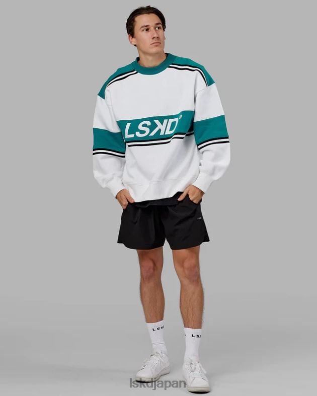 Aチームセーターオーバーサイズ - ホワイトディープレイク LSKD ユニセックス 衣服 082HP355