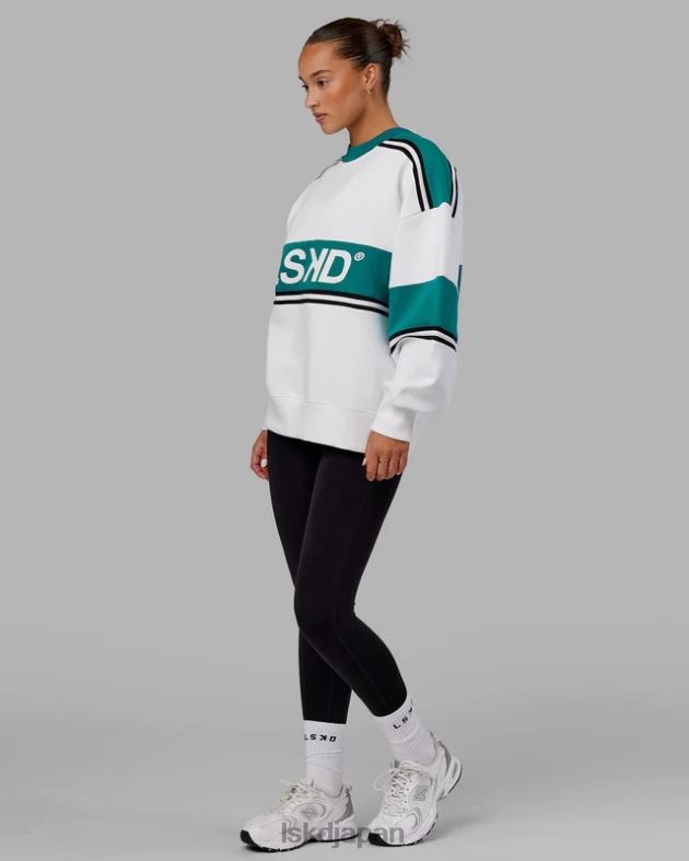 Aチームセーターオーバーサイズ - ホワイトディープレイク LSKD ユニセックス 衣服 082HP355