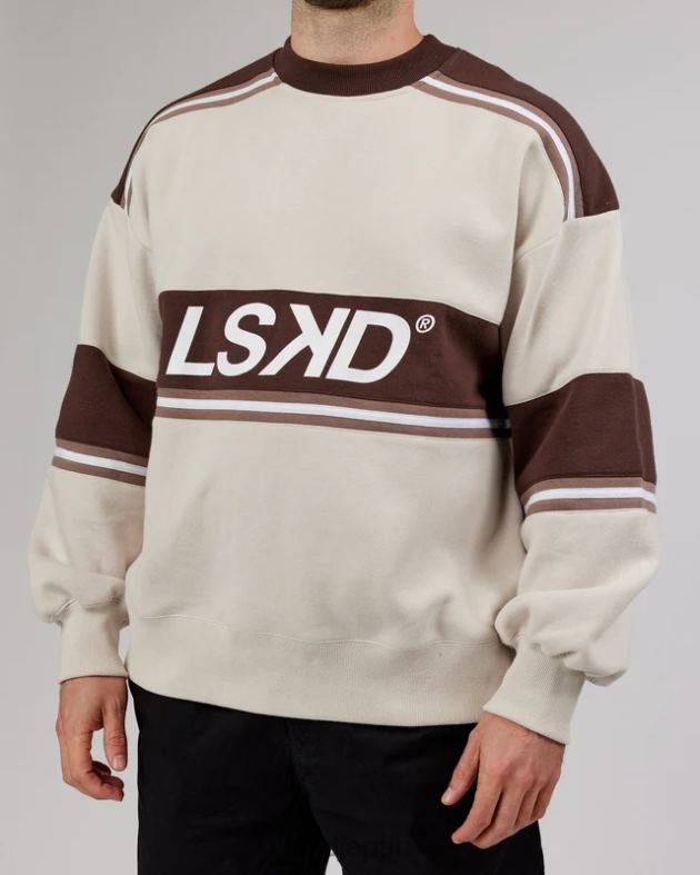 A-チーム セーター オーバーサイズ - ホワイトディープトープ LSKD ユニセックス 衣服 082HP410