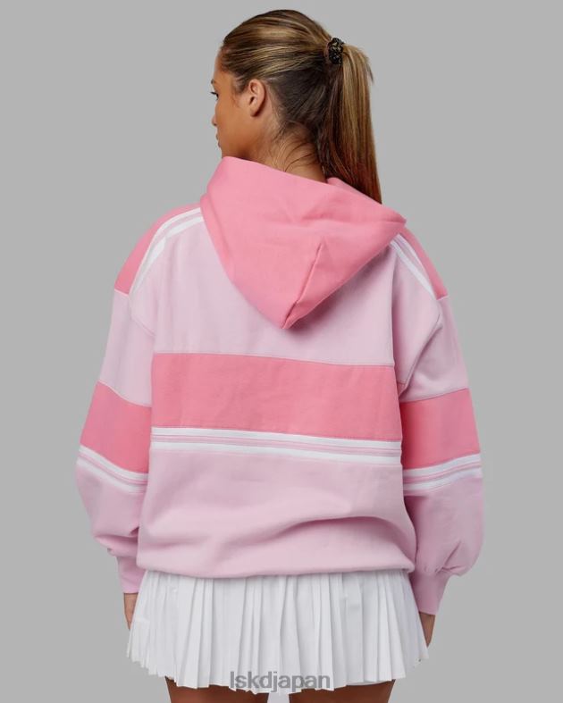 A-チーム パーカー オーバーサイズ - ペタル ピンク-ピオニー ピンク LSKD ユニセックス 衣服 082HP454