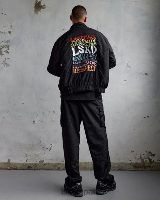 Amplify ボンバー ジャケット - ブラック LSKD ユニセックス 衣服 082HP494