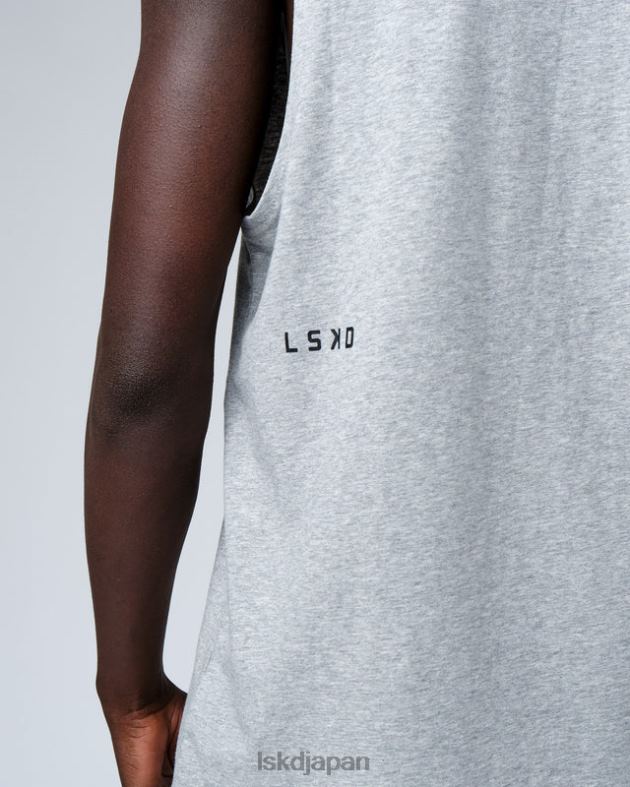 ライバル FLXCOTTON トレーニング フィット タンク - LT グレー マール LSKD 男性 衣服 082HP1011