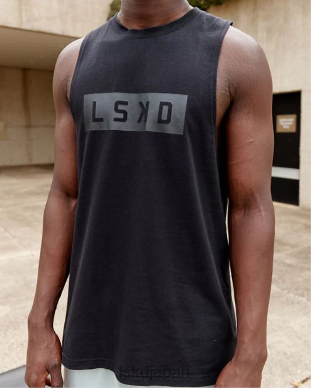 ストレングス FLXDRY トレーニング フィット パフォーマンス タンク - ブラック LSKD 男性 衣服 082HP1002