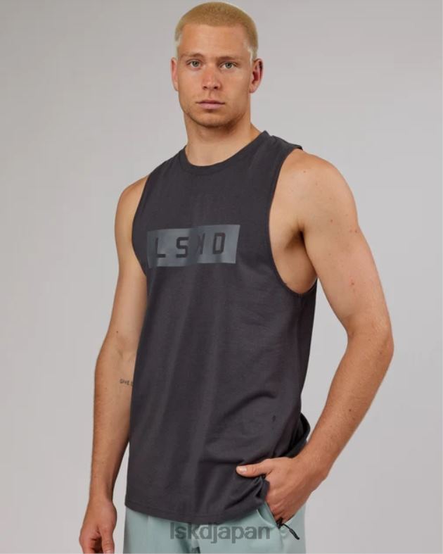 ストレングス FLXDRY トレーニング フィット パフォーマンス タンク - アスファルト LSKD 男性 衣服 082HP1026