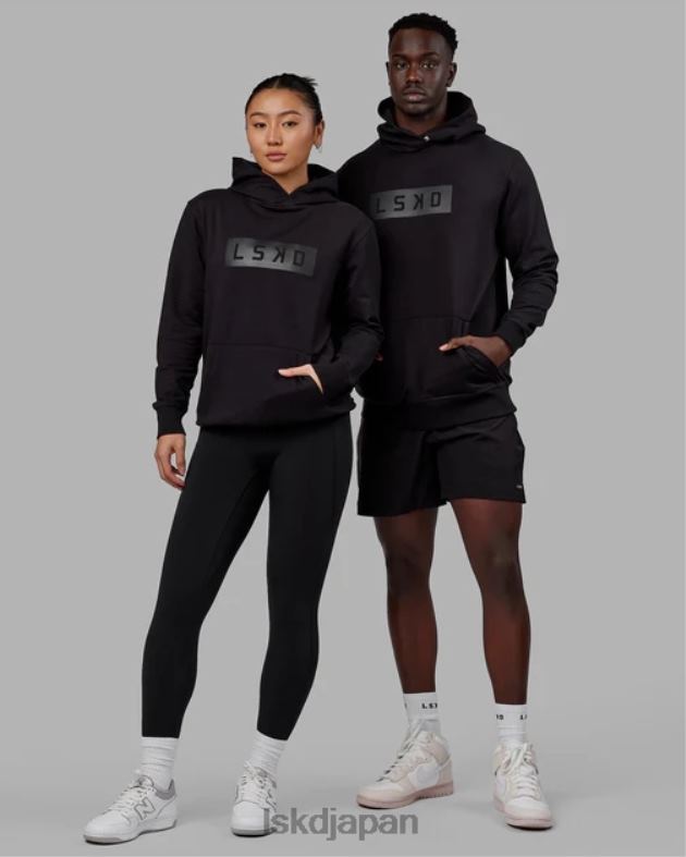 ストレングス FLX フリース パーカー - ブラックブラック LSKD ユニセックス 衣服 082HP338