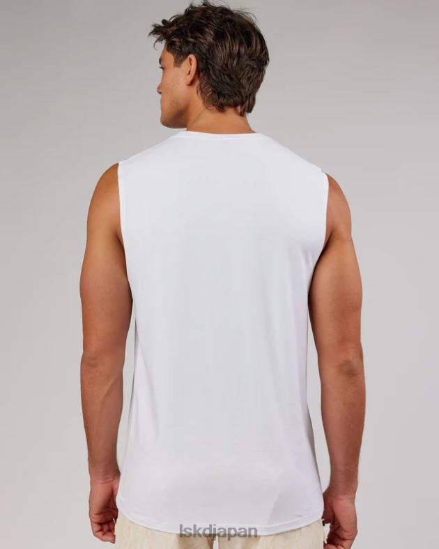 ベース FLXコットンタンク - ホワイト LSKD 男性 衣服 082HP996