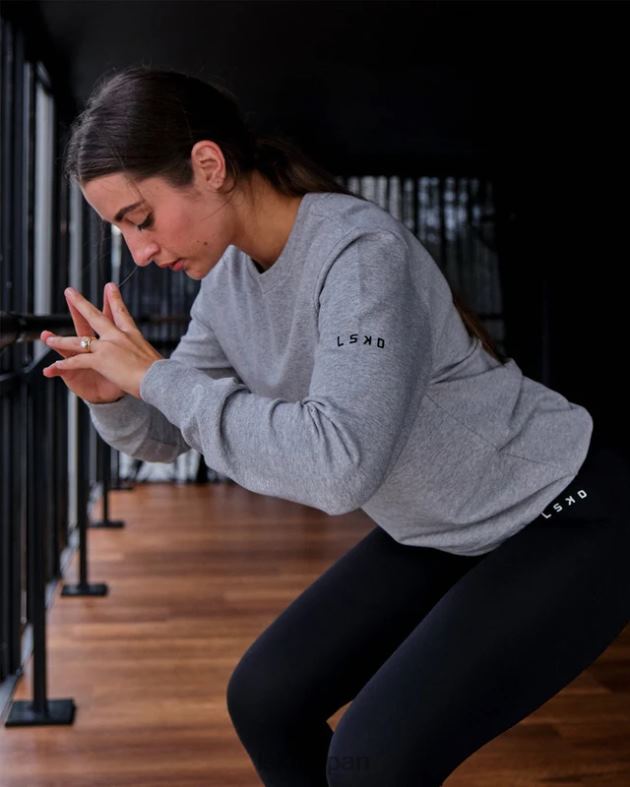 ライバル FLX フリース トレーニング フィット セーター - LT グレー マール LSKD ユニセックス 衣服 082HP357