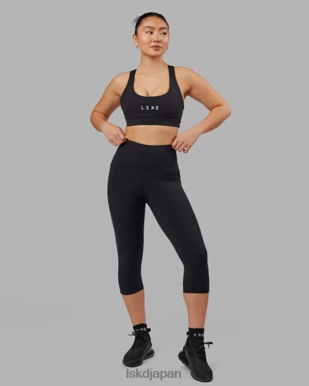 Flux 3/4 レギンス - ブラック LSKD 女性 衣服 082HP557