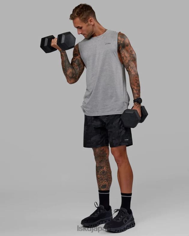 パフォーム ヴェイパーフレックス マッスル タンク - ライトグレーメランジ LSKD 男性 衣服 082HP1000