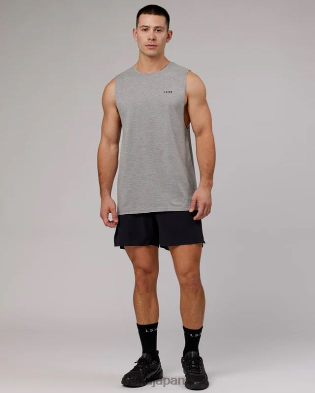 パフォーム ヴェイパーフレックス マッスル タンク - ライトグレーメランジ LSKD 男性 衣服 082HP1000