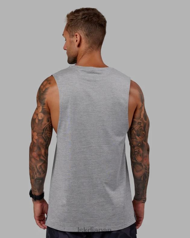 パフォーム ヴェイパーフレックス マッスル タンク - ライトグレーメランジ LSKD 男性 衣服 082HP1000